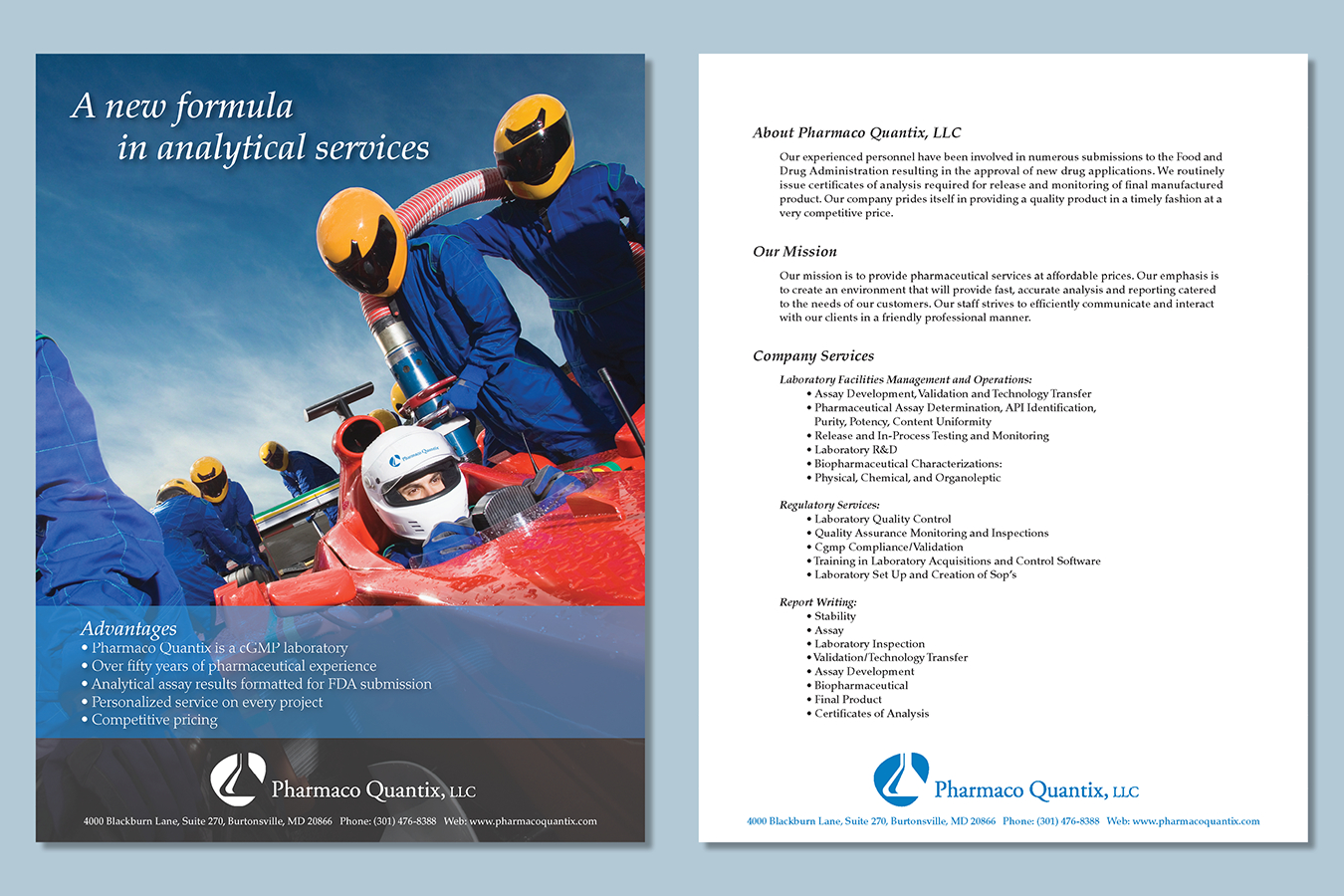 Brochure 4 : Pharmaco Quantix Flyer