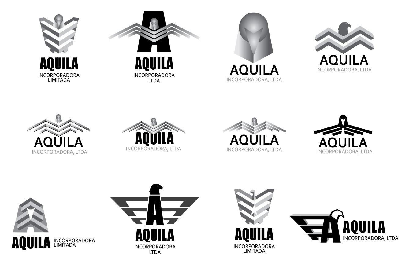 Aquila 2 : Initial design concepts for logo