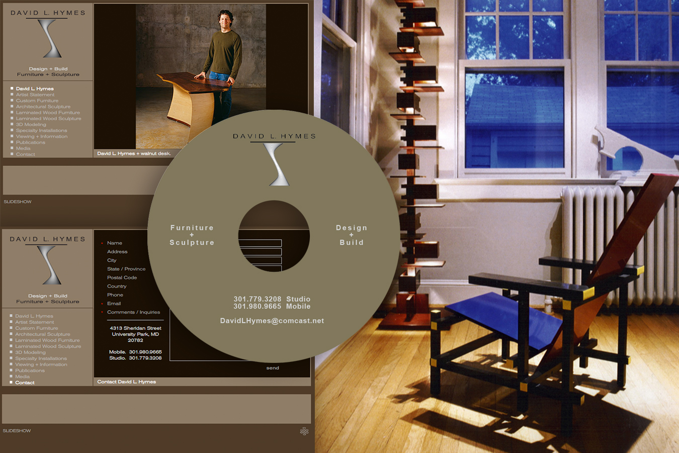 Hymes CD : CD delivered mini application of furniture portfolio 