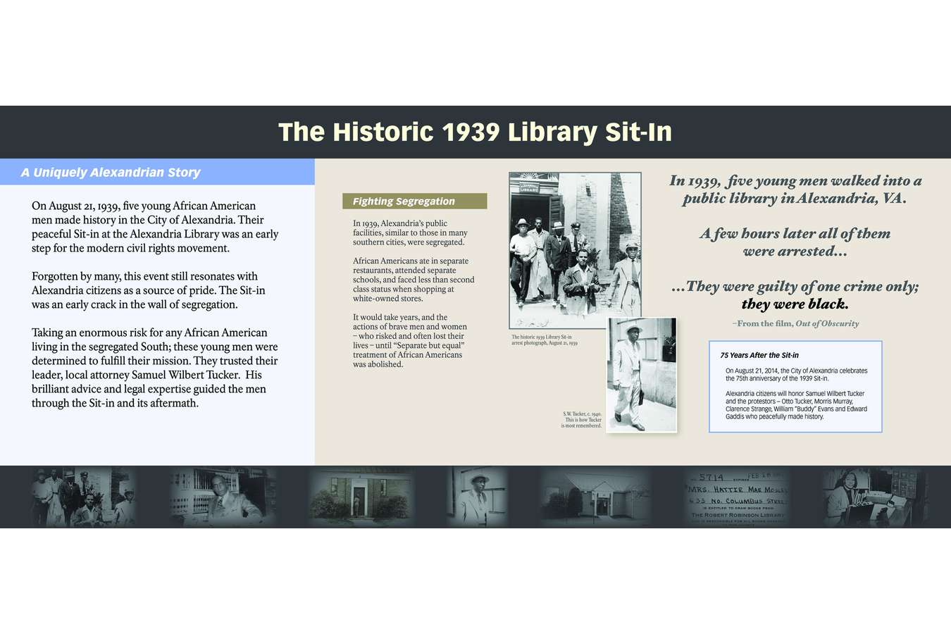 3 ABHM Sitin P1 : The Alexandria Library Sit-in was an early crack in the wall of segregation