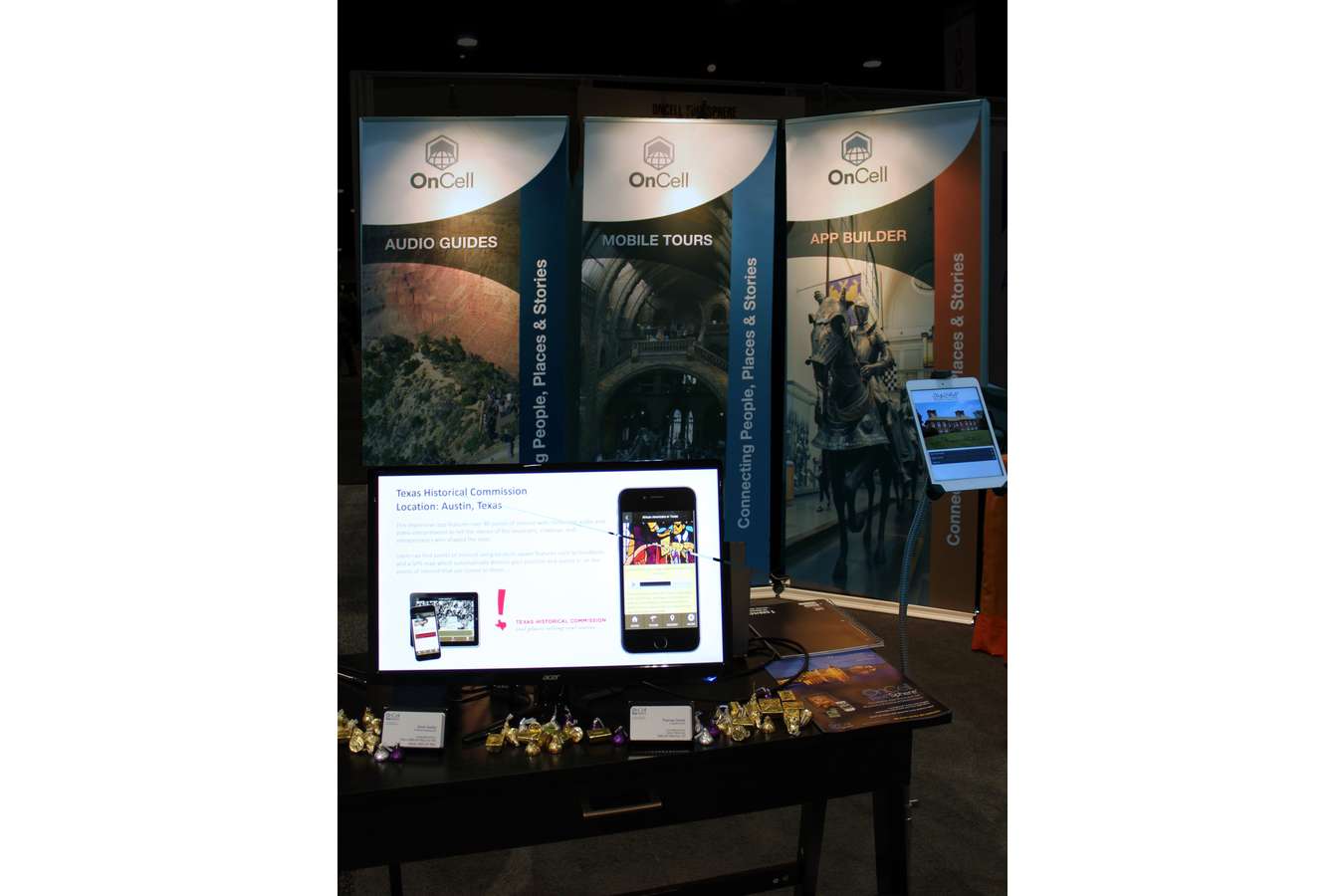 IMG_2500 : Trio of Banners with iPAD stand at AAM Conference