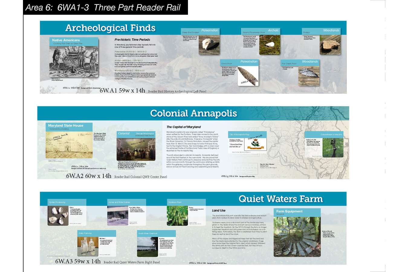 9 QWP MB Web 61 : History Reader Rail interprets Indigenous, Colonial and Modern Inhabitants of the Park's Land