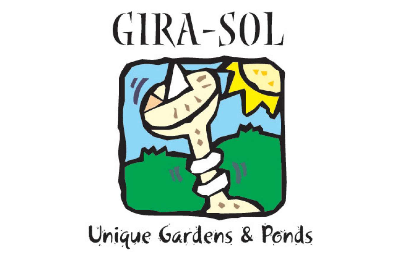 Logo 13 : Girasol means "sundial" and "sunflower" in Portuguese and are featured in company logo & identity