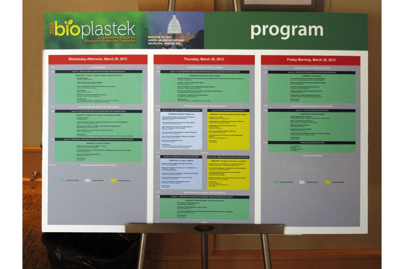Bio plastek 3 : Schedule of events for Bioplastek Forum