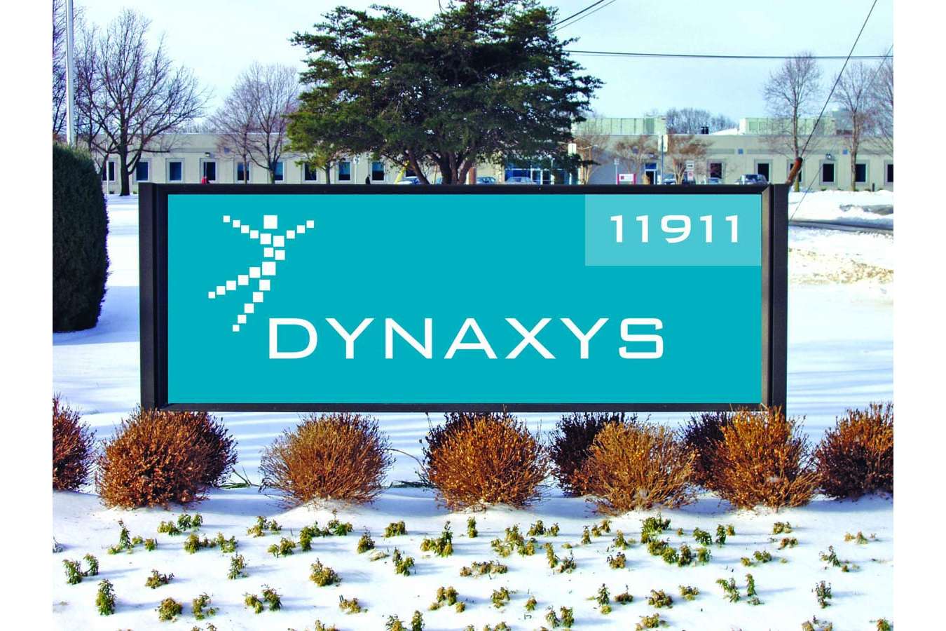 Dynaxys : Outdoor sign for Dynaxys Corporate Headquarters