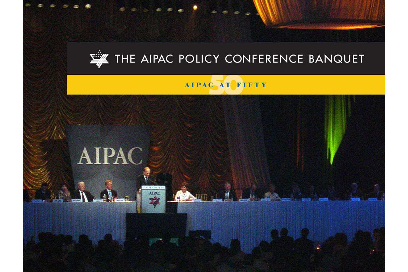 AIP 02 stage : Where else can you have world leaders speak to 5,000 people over a kosher dinner?