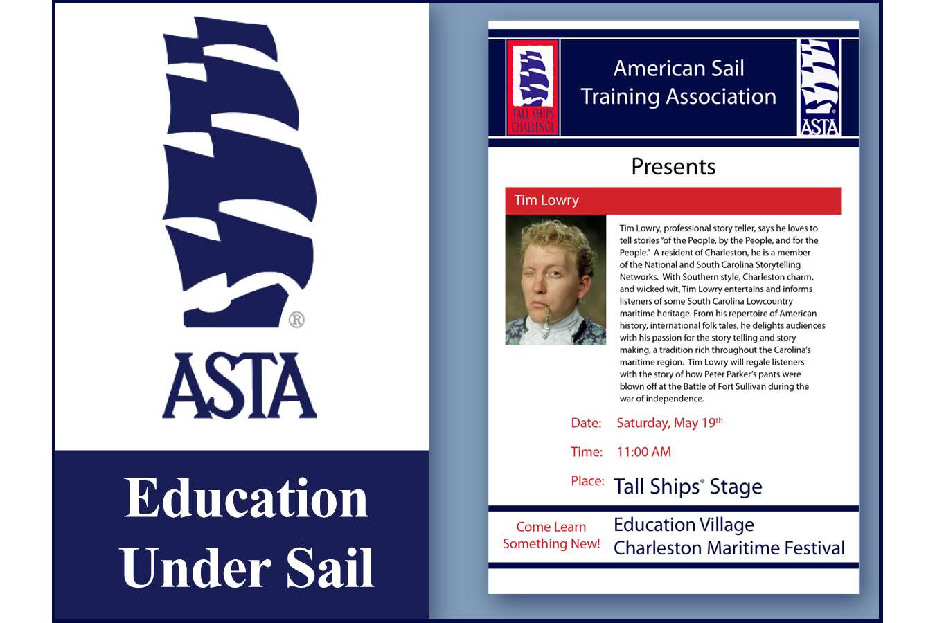 ASTA Event Posters : 3' x 5' flag banners and temporary easel mounted event performance signs