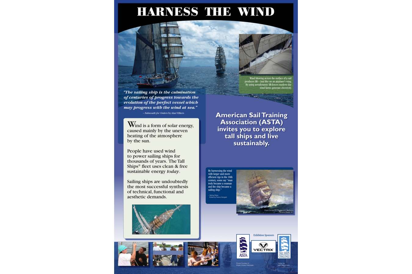 ASTA PF Harness : Wind Power moves the tall ships across the ocean