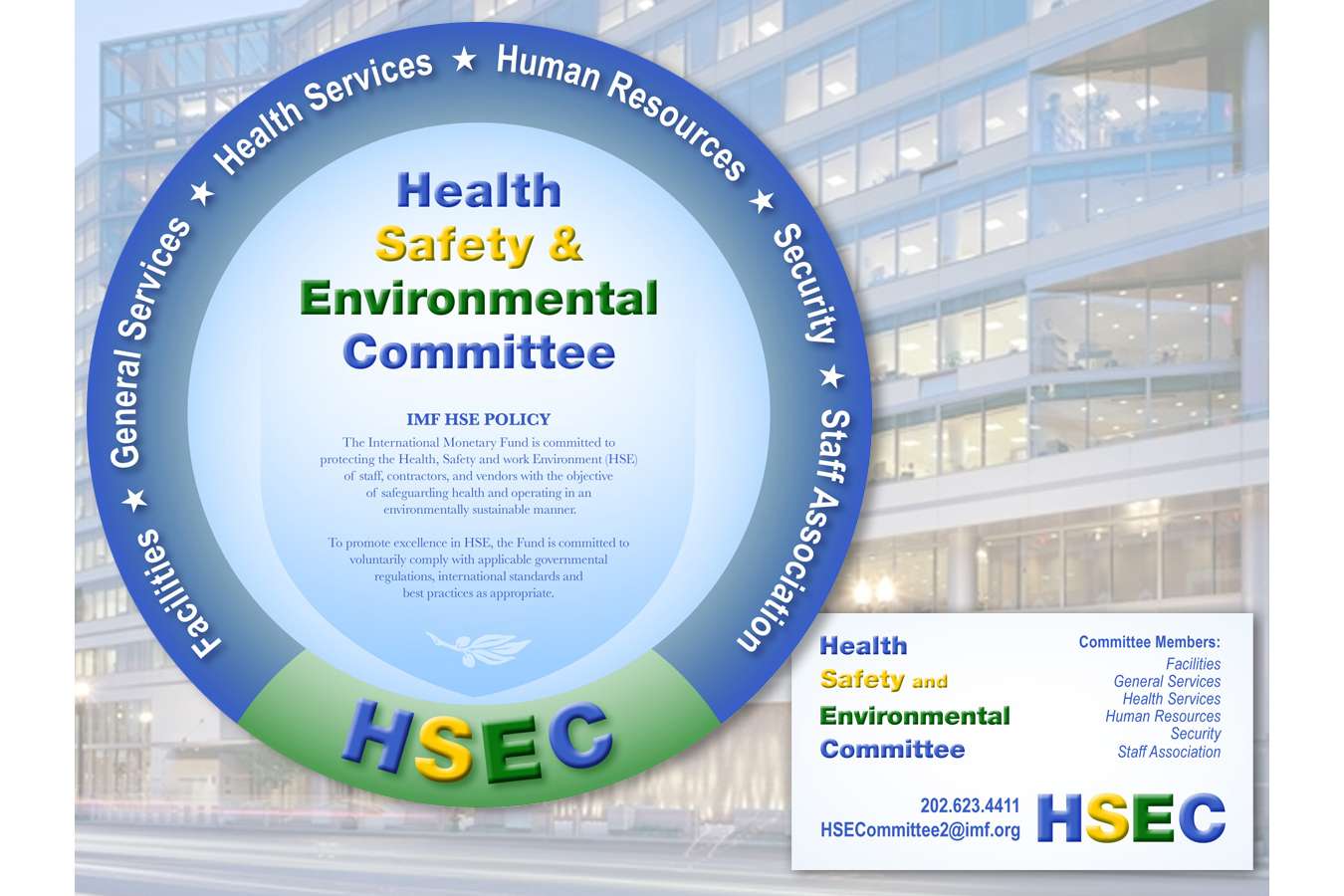 IMF HSEC PFlio : Health Safety and Environmental Committee Identity and Business Card