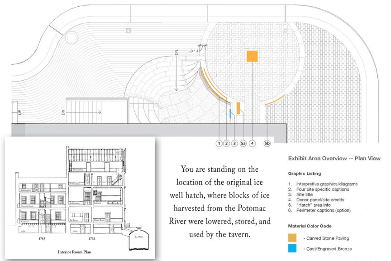 GADS Ice 3 Plan : Ice Well Viewing Area: Plan – Corner of Cameron and North Royal Streets, Alexandria, Va