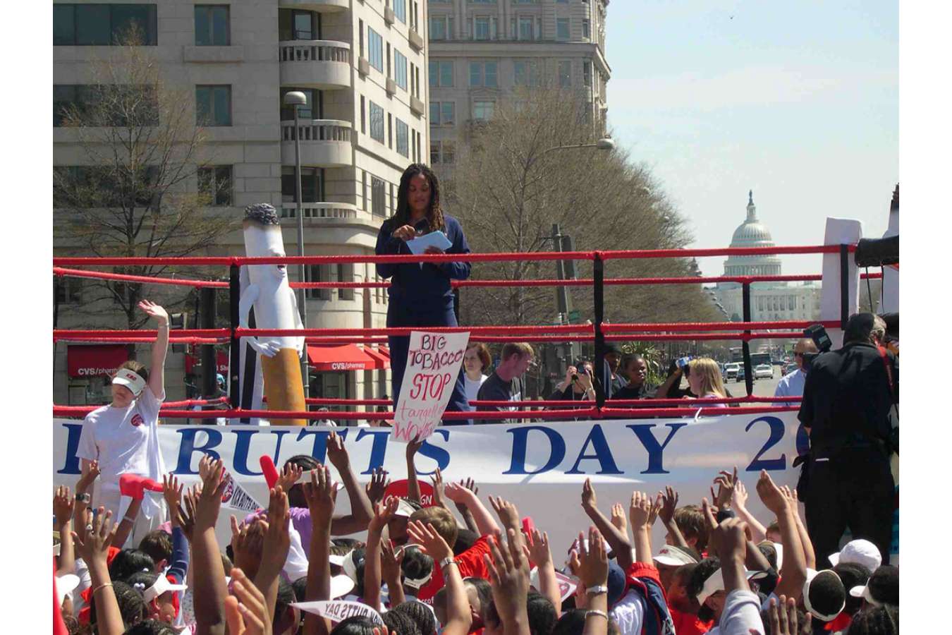 Edelman Tobacco Event : "Kick Butts" Day at Freedom Plaza, Washington, DC – Campaign for Tobacco Free Kids